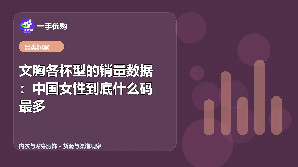内衣与贴身服饰主题图：文胸各杯型的销量数据