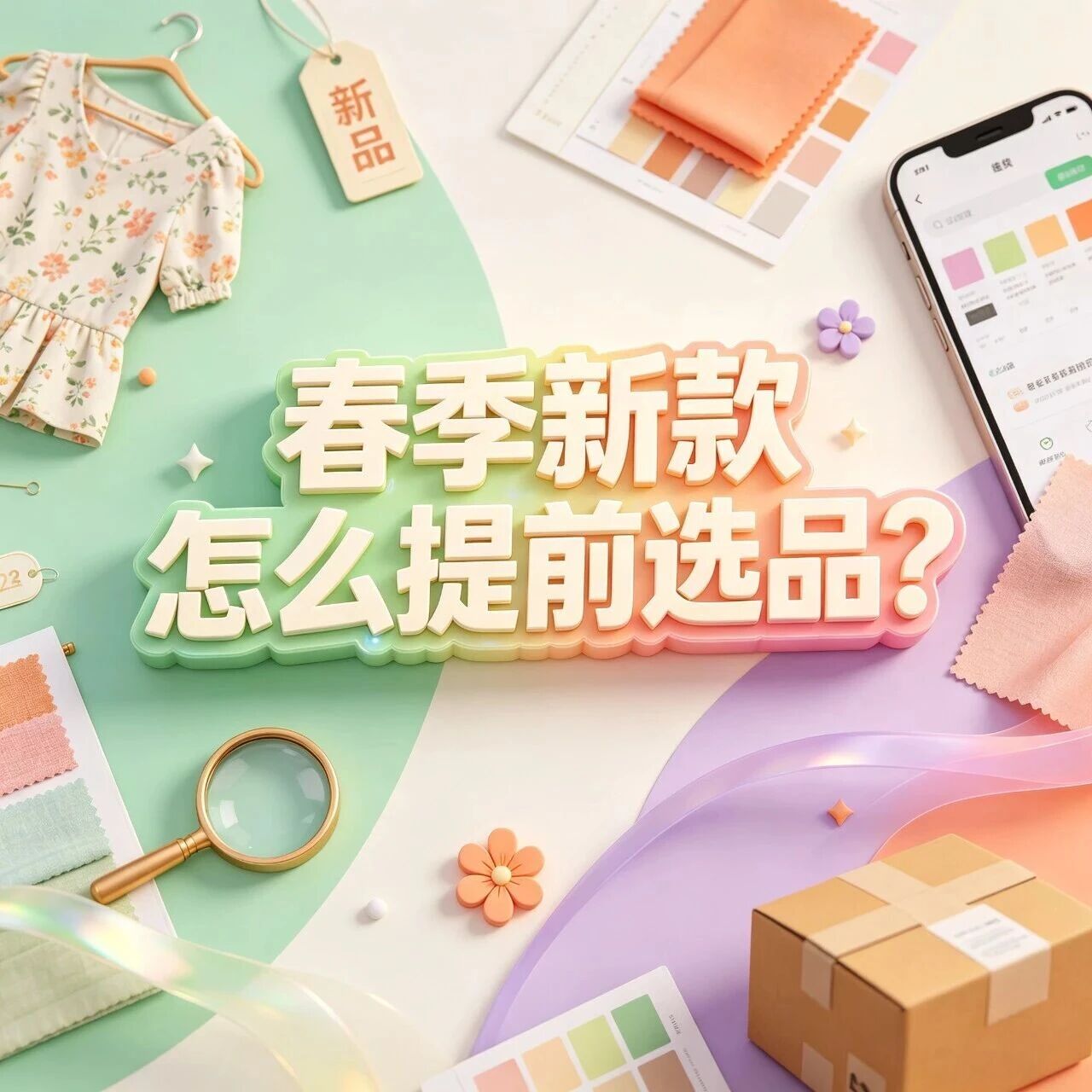 春季新款怎么提前选品？服装批发老手的备货时间表封面图