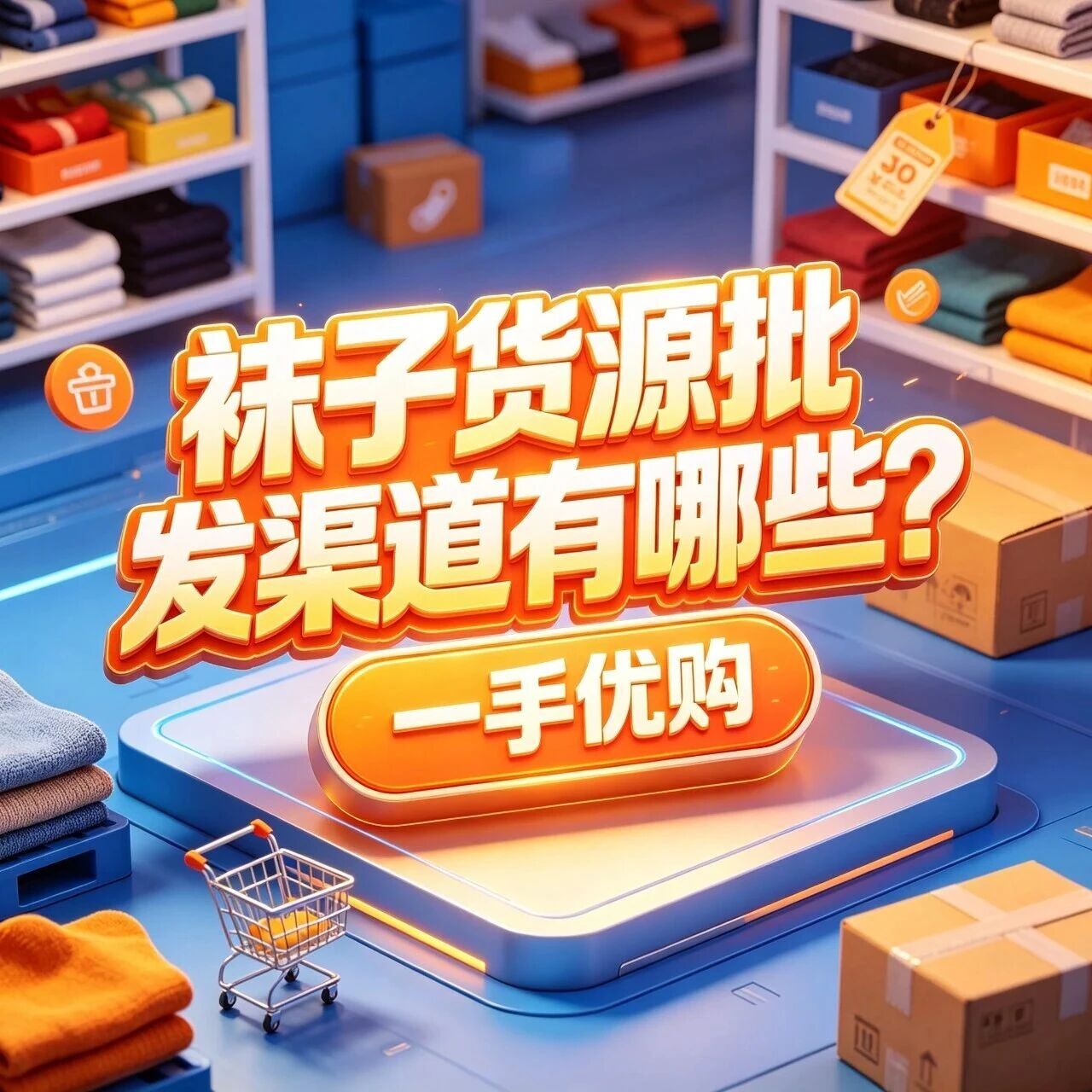 袜子货源批发渠道有哪些？辽源袜业和诸暨袜子怎么拿？新手袜子进货去哪找合适厂家？封面图