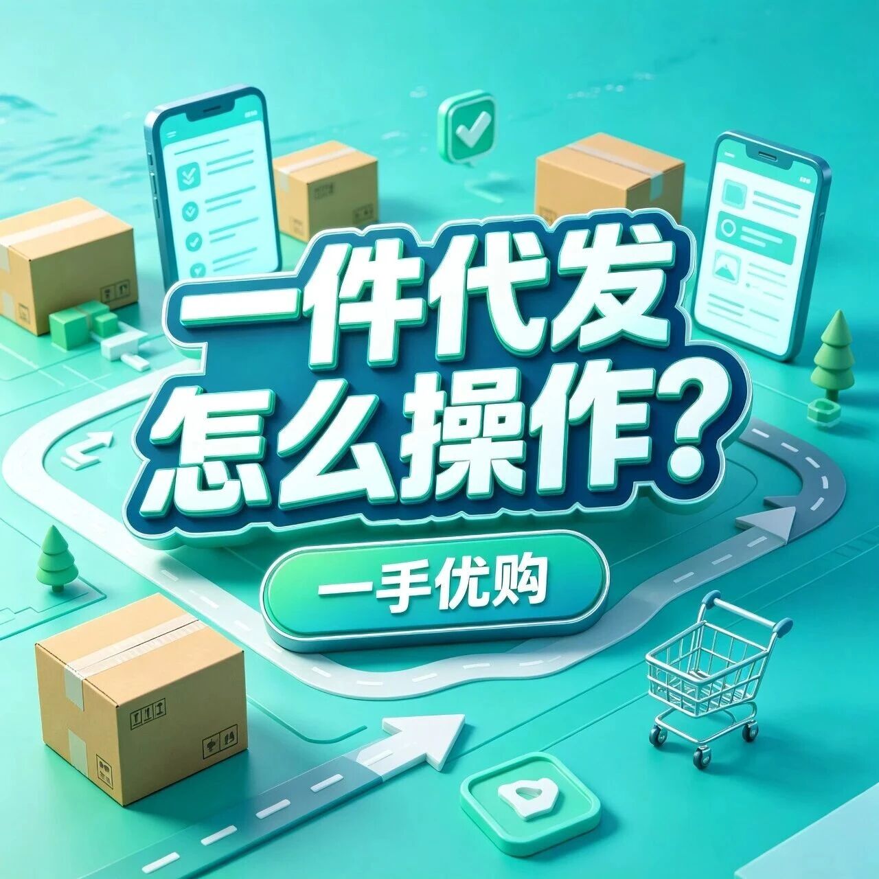一件代发怎么操作？一件代发货源批发渠道有哪些？新手做代发去哪找合适厂家？封面图