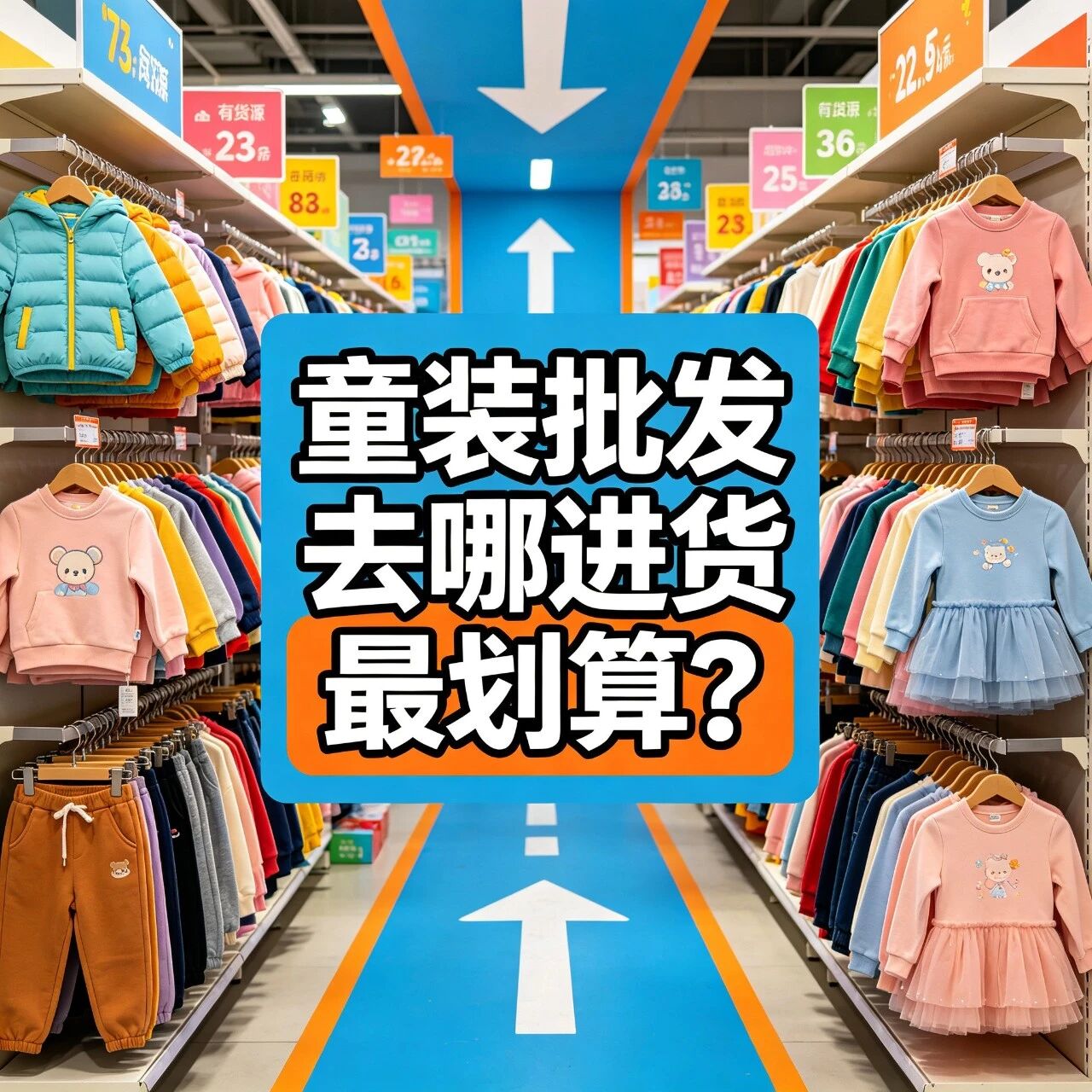 童装批发去哪进货最划算？织里童装和其他产地有什么区别？童装选品有哪些安全标准要注意？封面图