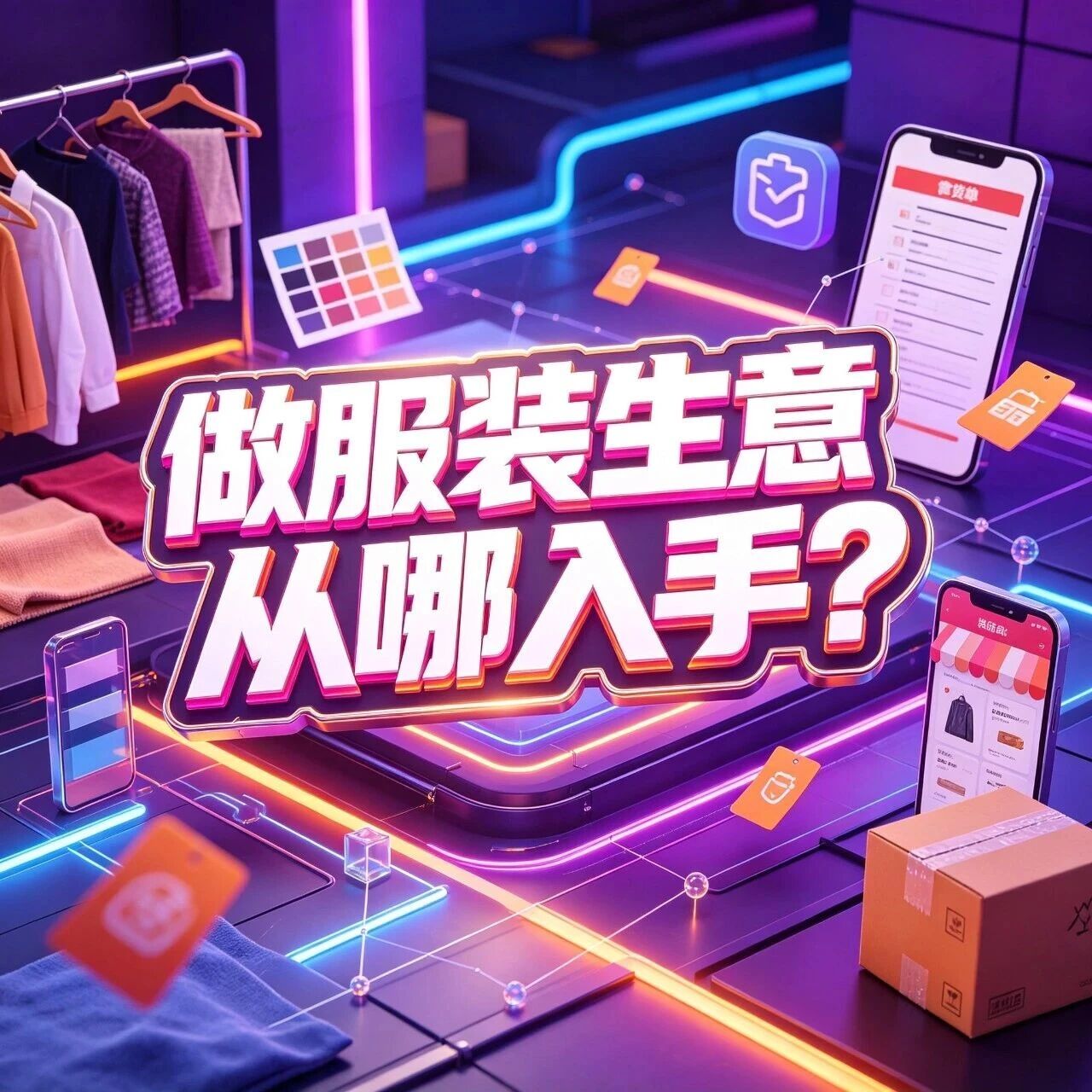 做服装生意从哪入手？实体店和网店的进货逻辑有什么不同封面图