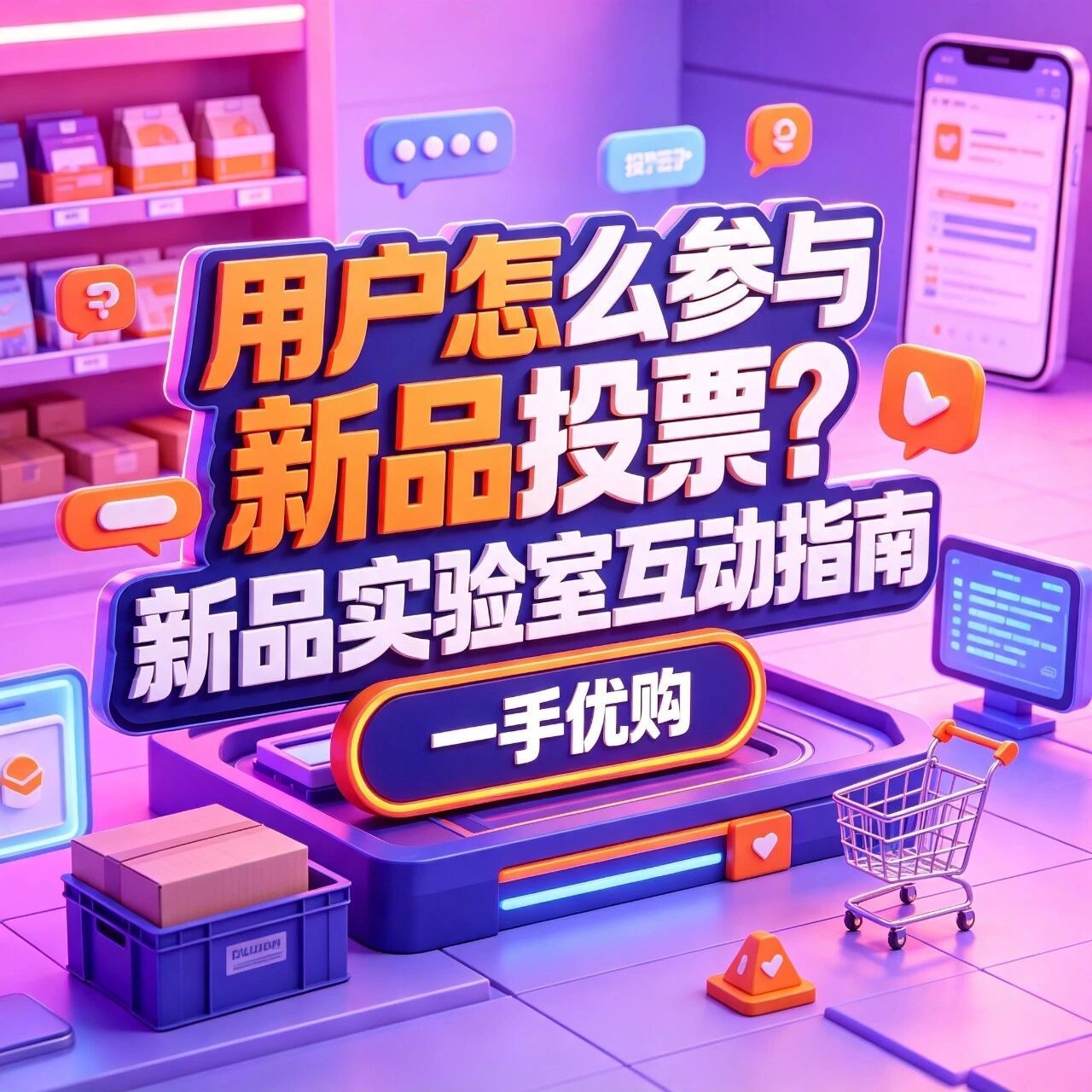 用户怎么参与新品投票？喜欢值积攒有什么意义？新品实验室互动指南封面图
