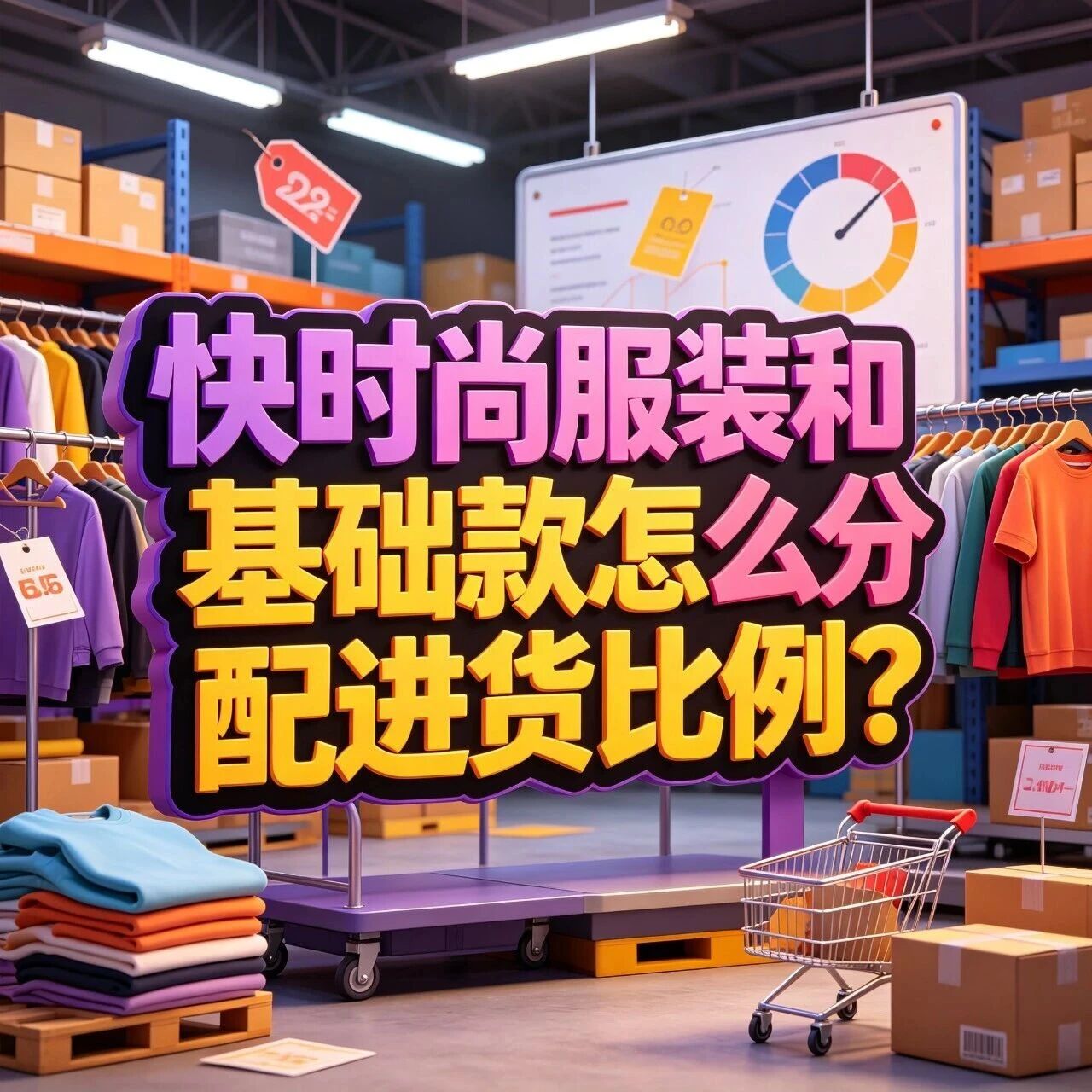 快时尚服装和基础款怎么分配进货比例？选品的黄金法则封面图