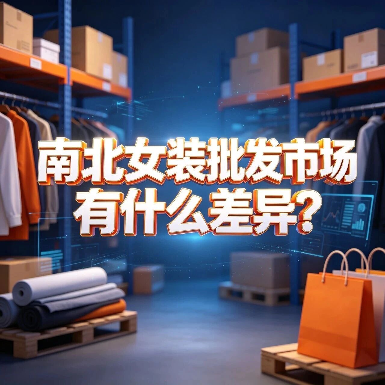 南方和北方女装批发市场有什么差异？广州杭州深圳三大市场对比封面图