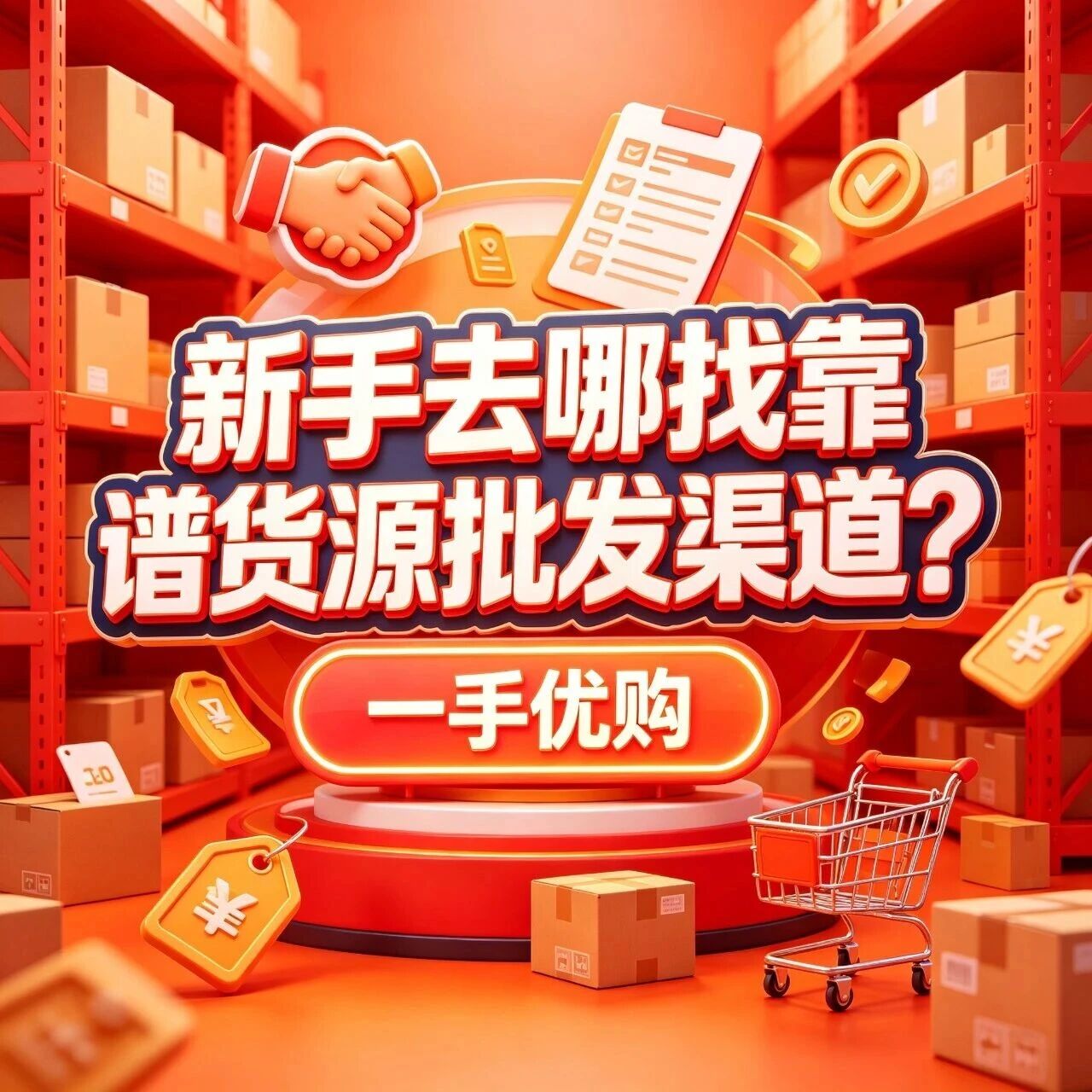 新手去哪找合适货源批发渠道？第一次进货怎么不被坑？新手拿货避坑清单有哪些？封面图