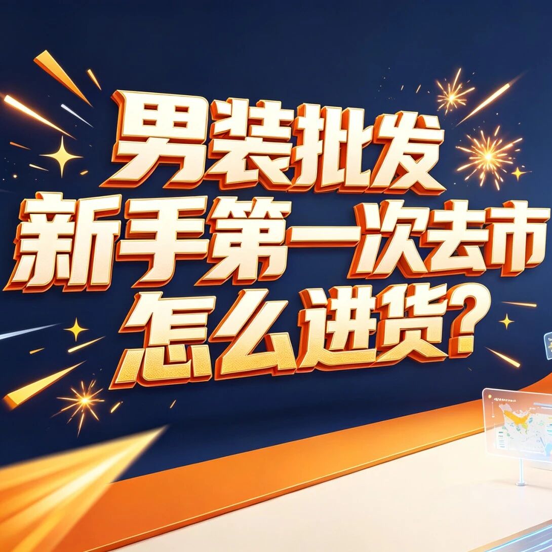 男装批发新手第一次去市场怎么进货？男装批发市场分布和拿货流程全攻略封面图