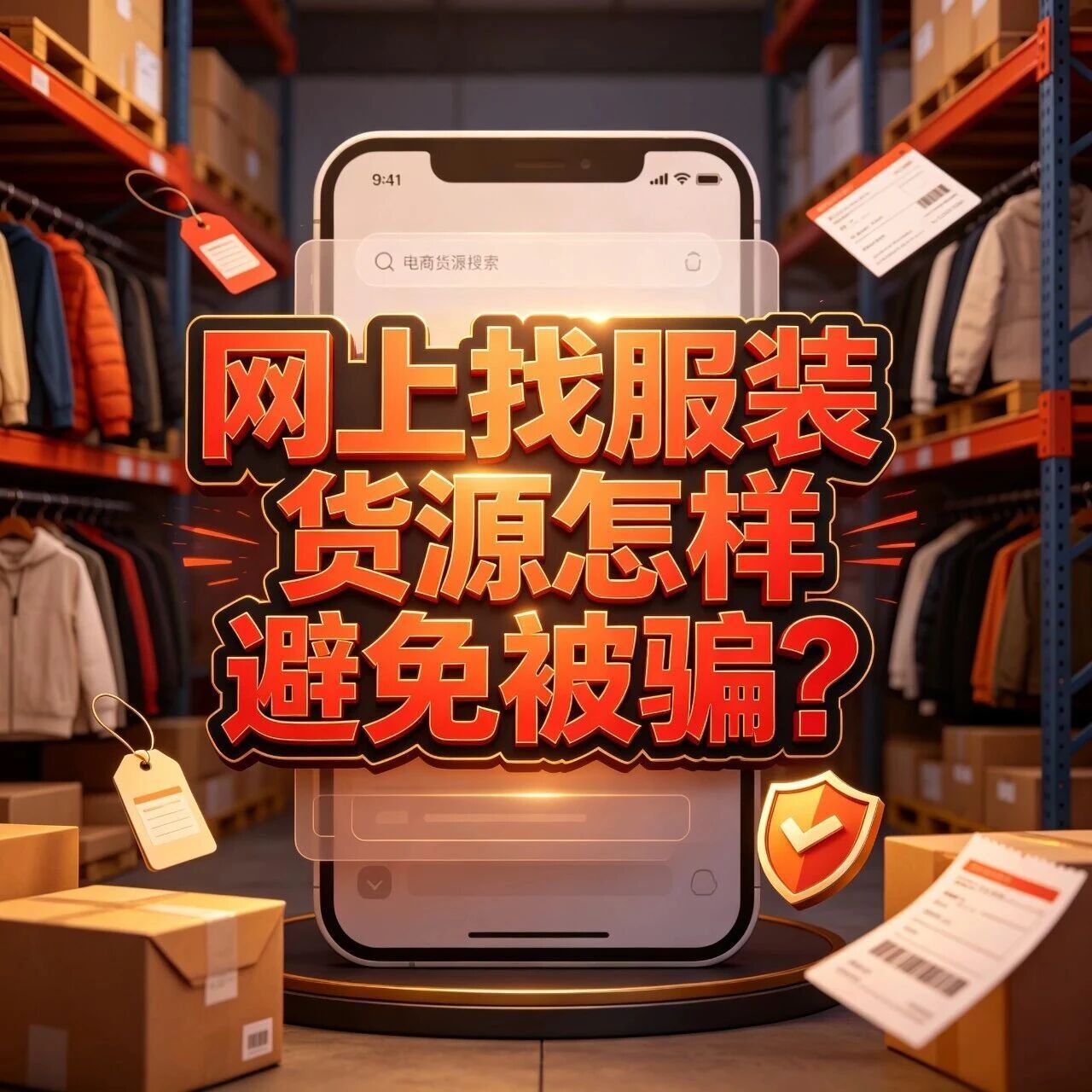 网上找服装货源怎样避免被骗？线上进货的防坑手册封面图
