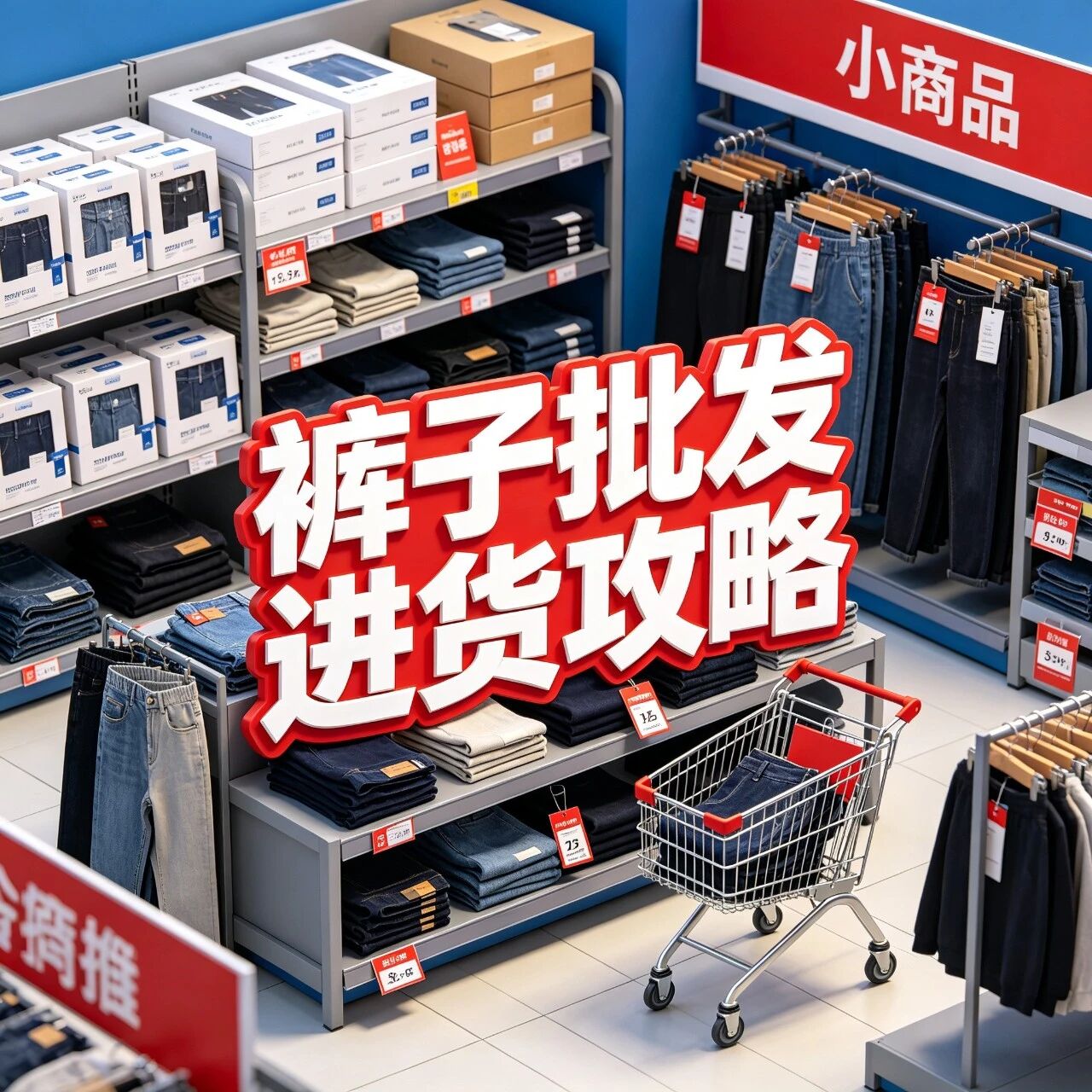 裤子批发进货攻略：牛仔裤休闲裤西裤运动裤怎么选品？裤子尺码备货有什么门道？封面图