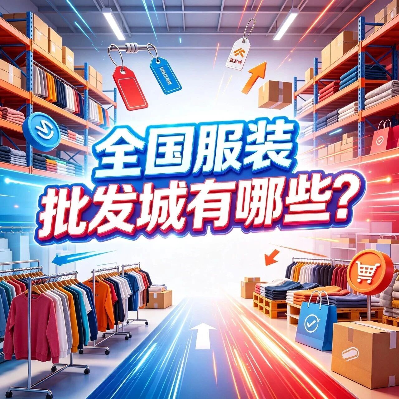 全国服装批发城有哪些？广州十三行杭州四季青深圳南油哪个批发城适合你的定位？封面图